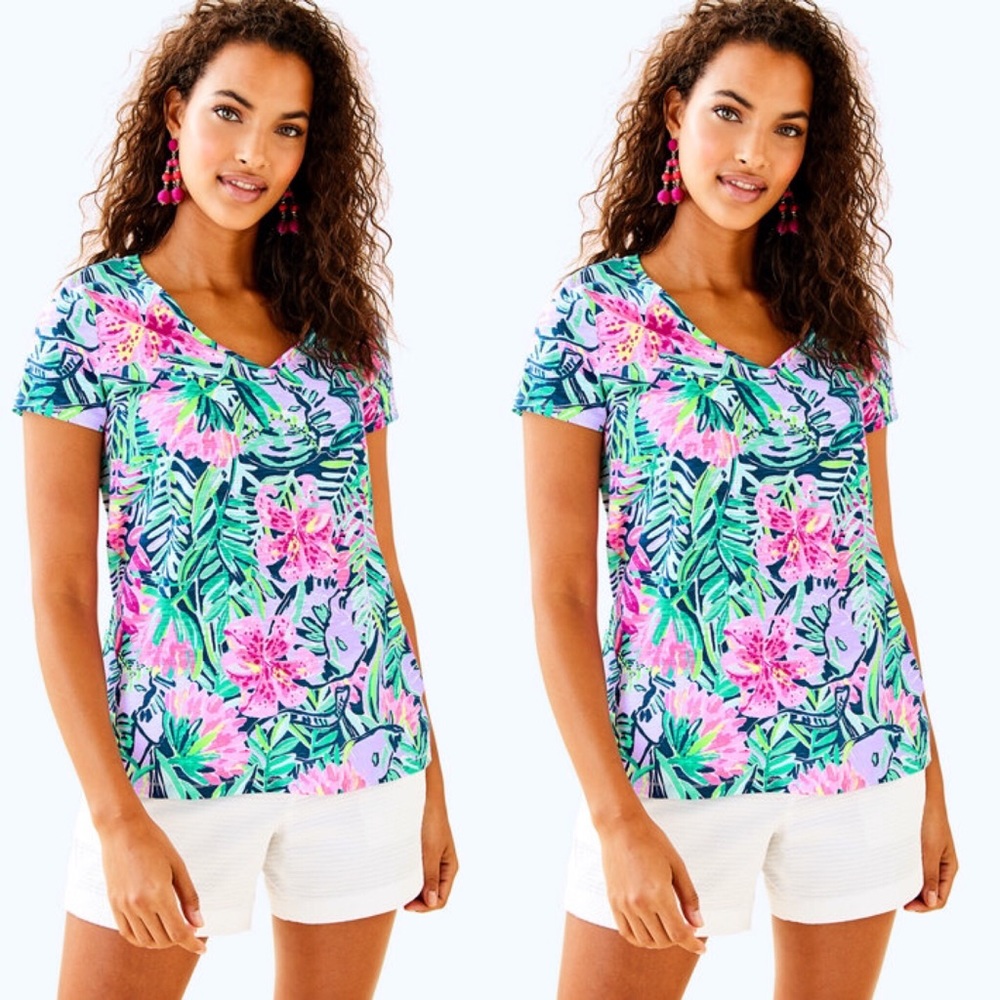 EUC Lilly Pulitzer Etta Top Size Small 🐘